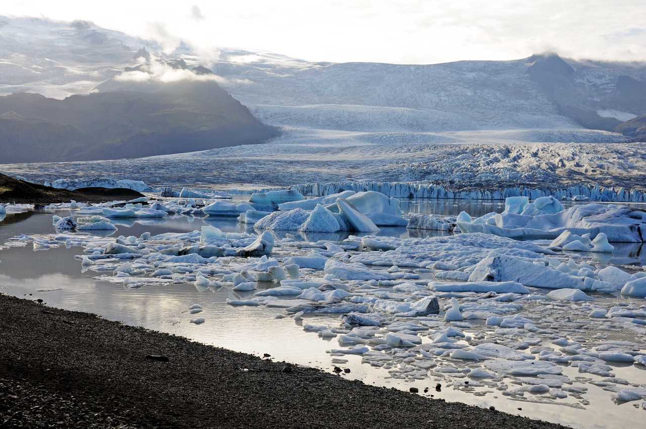 Jokulsarlon site d'icebergs en Islande