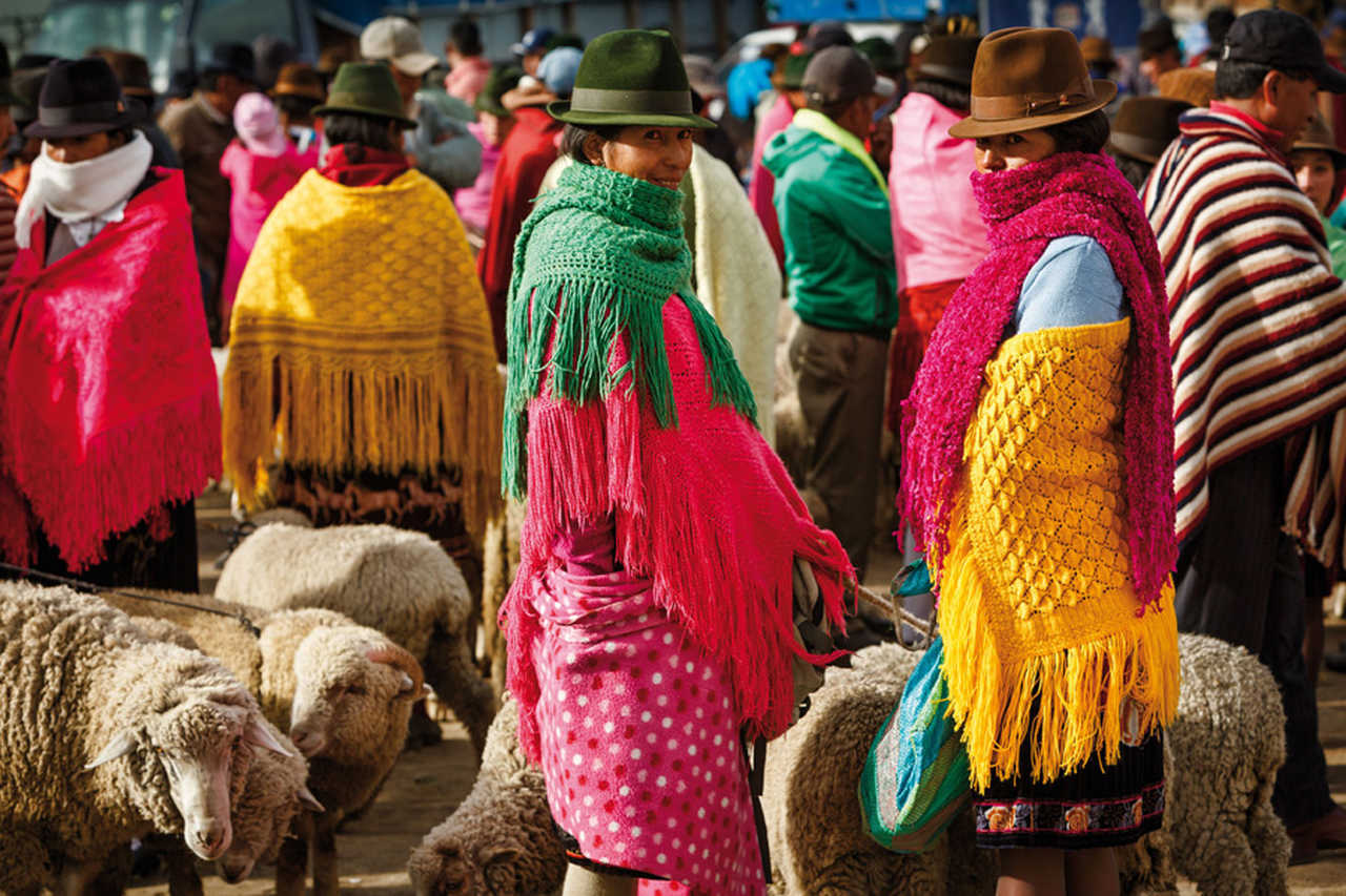 Jour de marché en Equateur