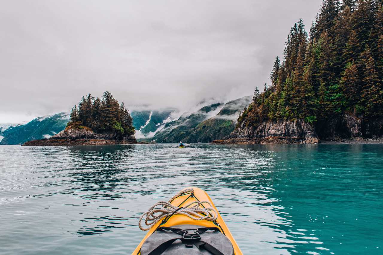 Kayak à Seward en Alaska