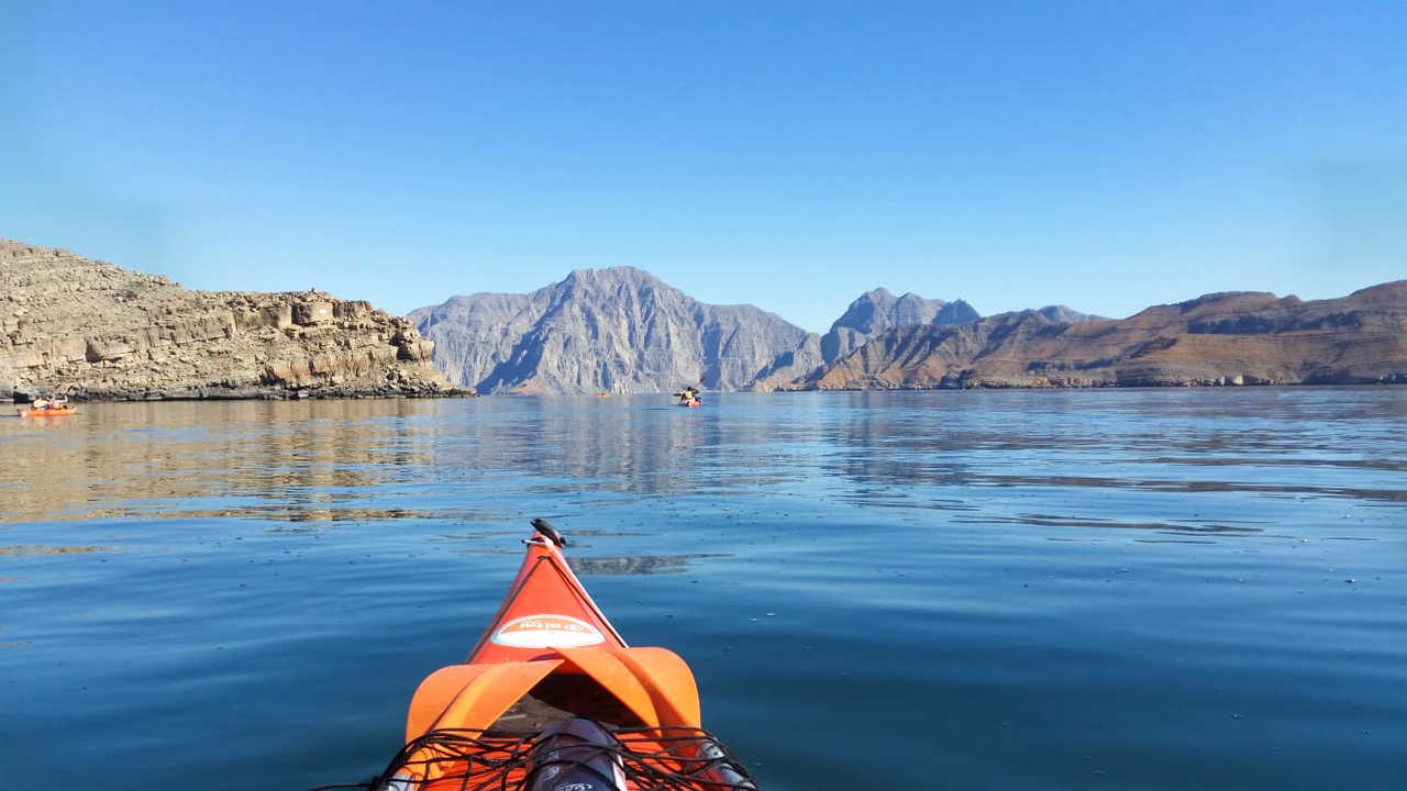 Kayak de mer à Oman