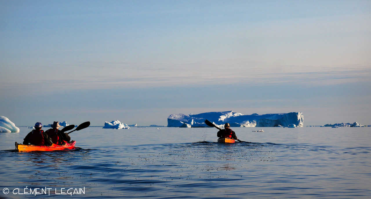 kayak de mer au Groenland