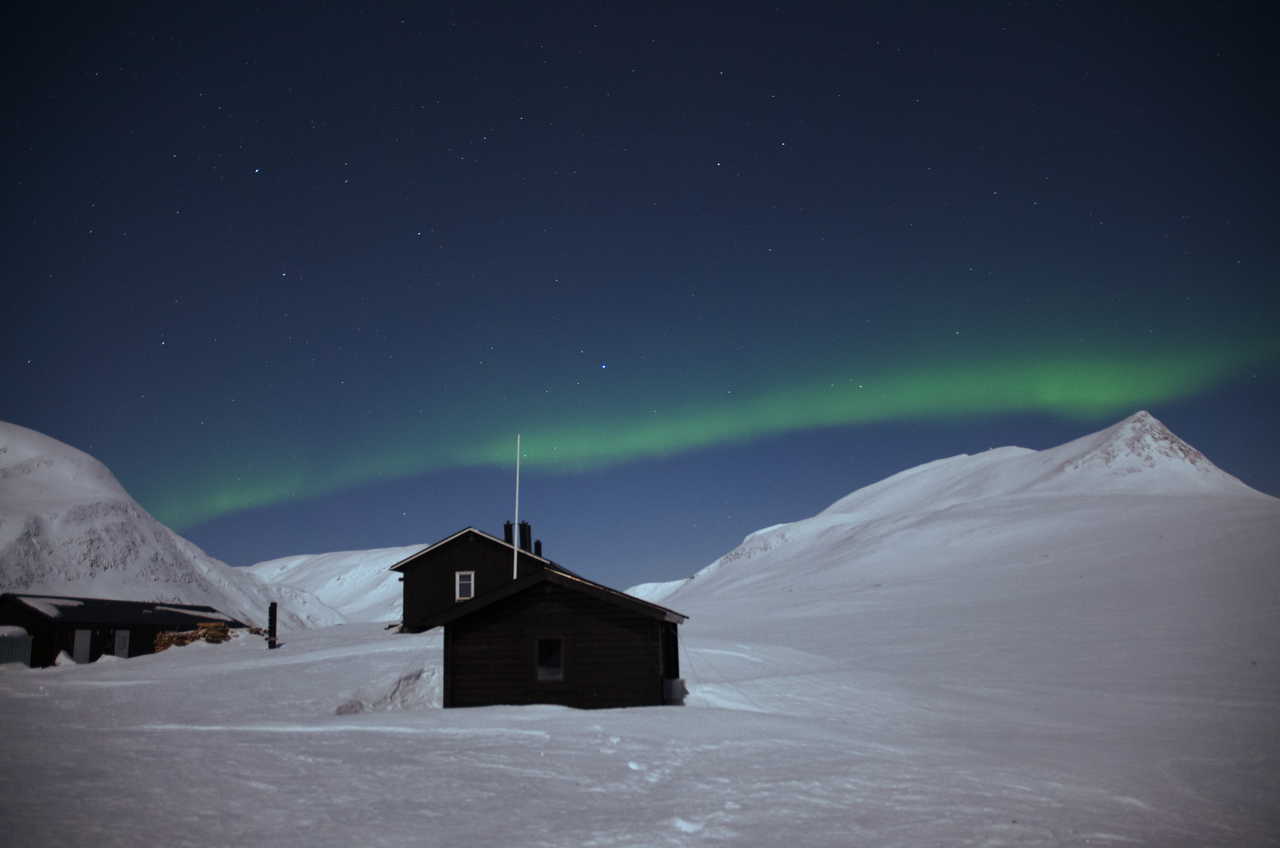 Kungsleden en hiver raid hivernal Suède
