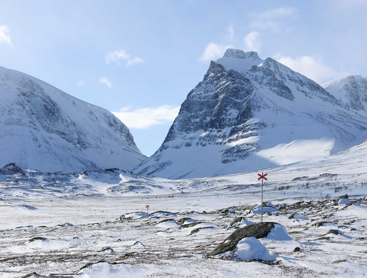 La Kungsleden en hiver