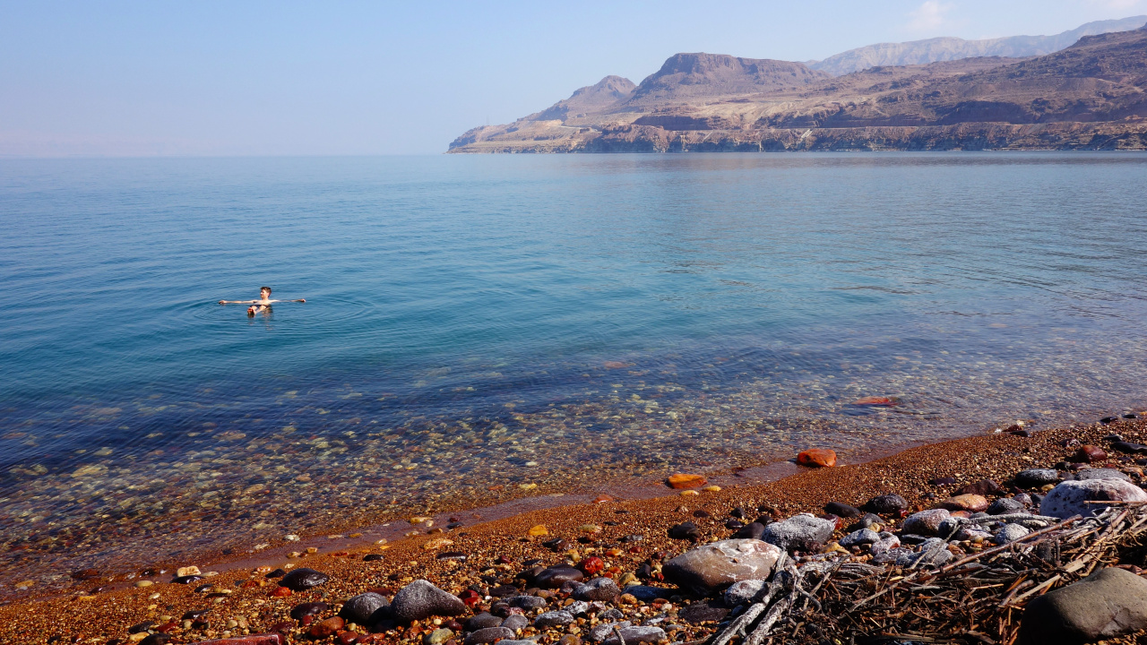La mer morte en Jordanie