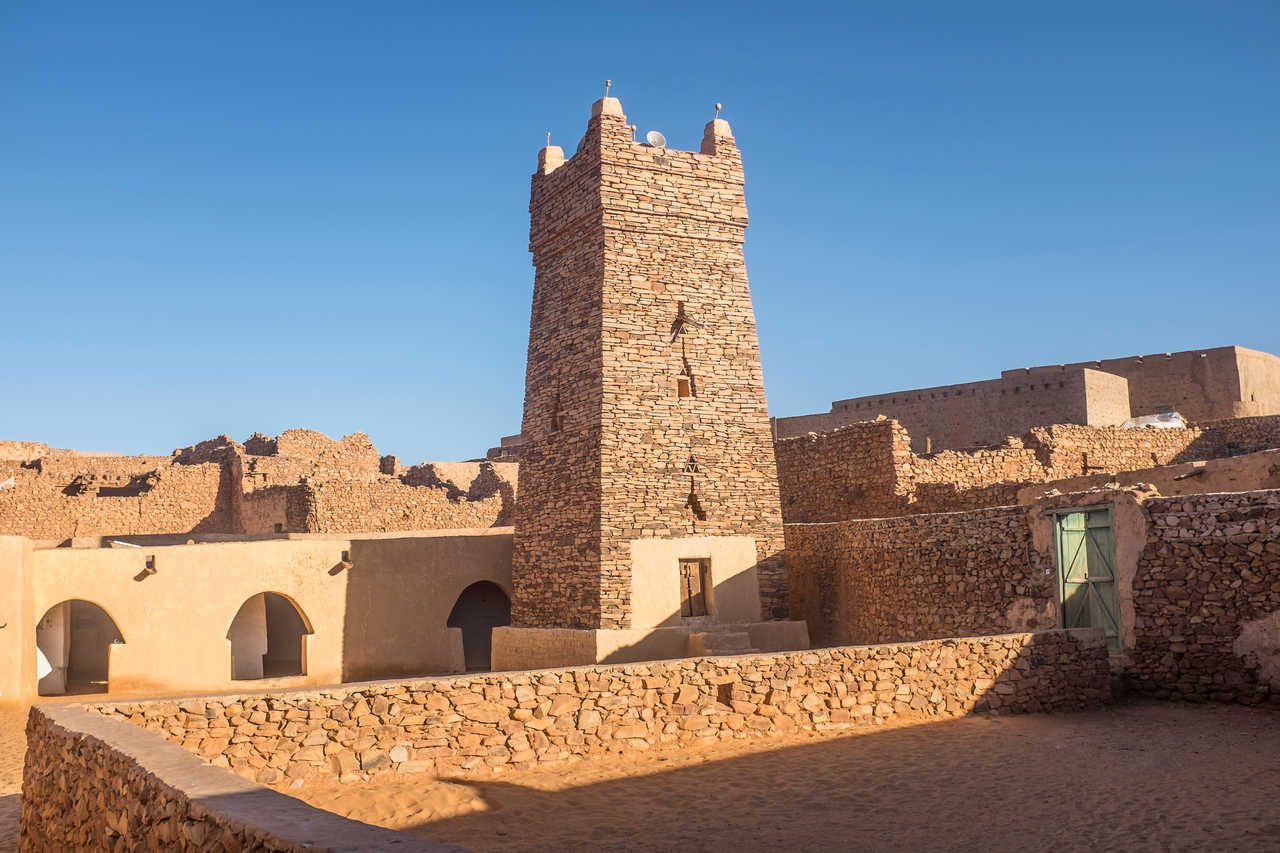 La mosquée de Chinguetti en Mauritanie