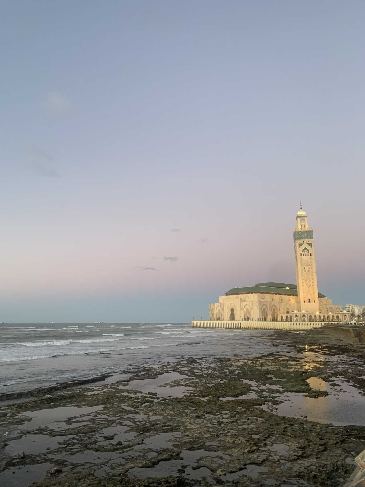 La mosquée Hassan II à Casablanca
