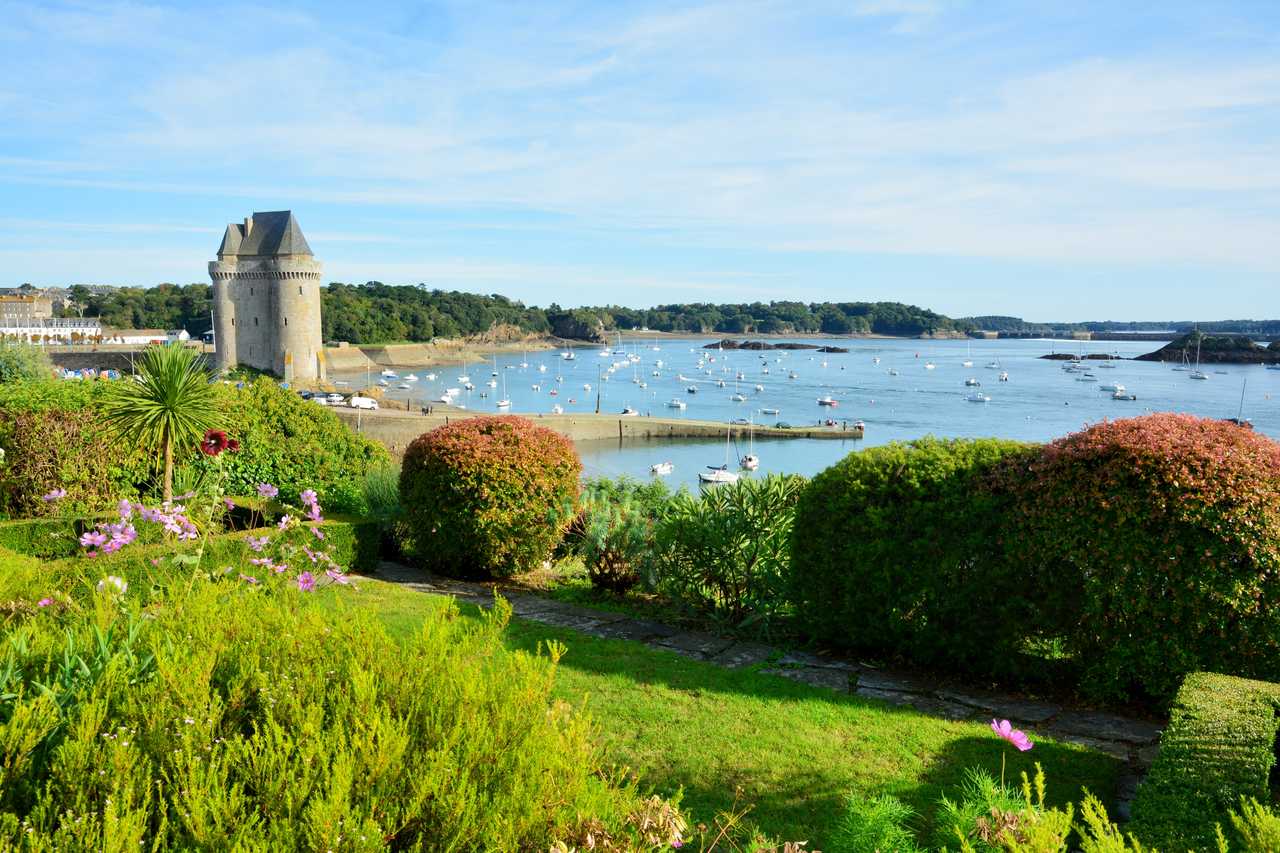 La tour Solidor à Saint-Servan, Saint-Malo, Bretagne