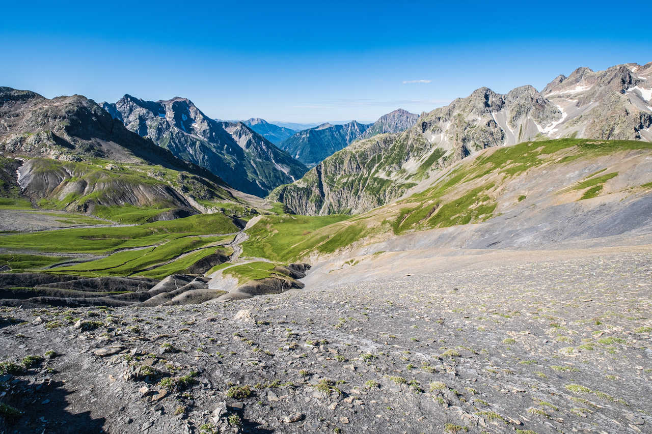 La vallée du Drac Blanc, Champsaur, Alpes du sud
