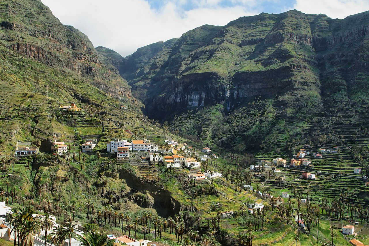 La Vallée Gran Rey sur l'île de la Gomera