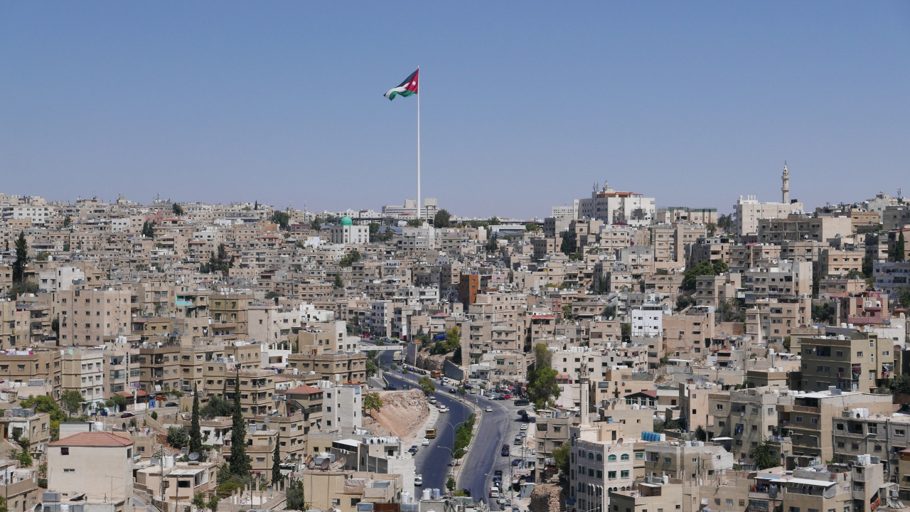 La ville d'Amman en Jordanie