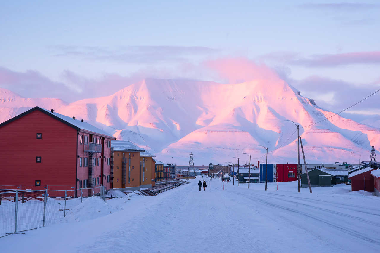 La ville de Longyearbyen au Spitzberg