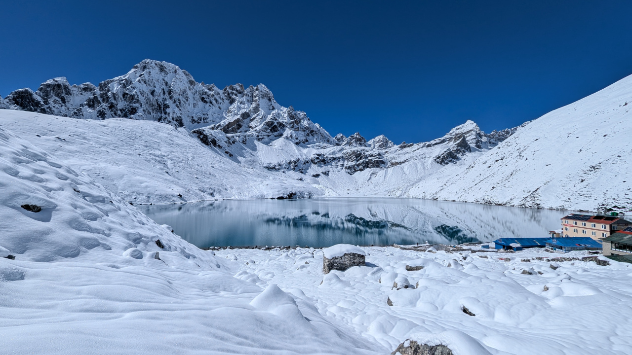 Lac de Gokyo au Népal