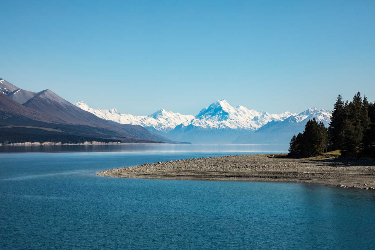 Lac Taupo en Nouvelle Zélande