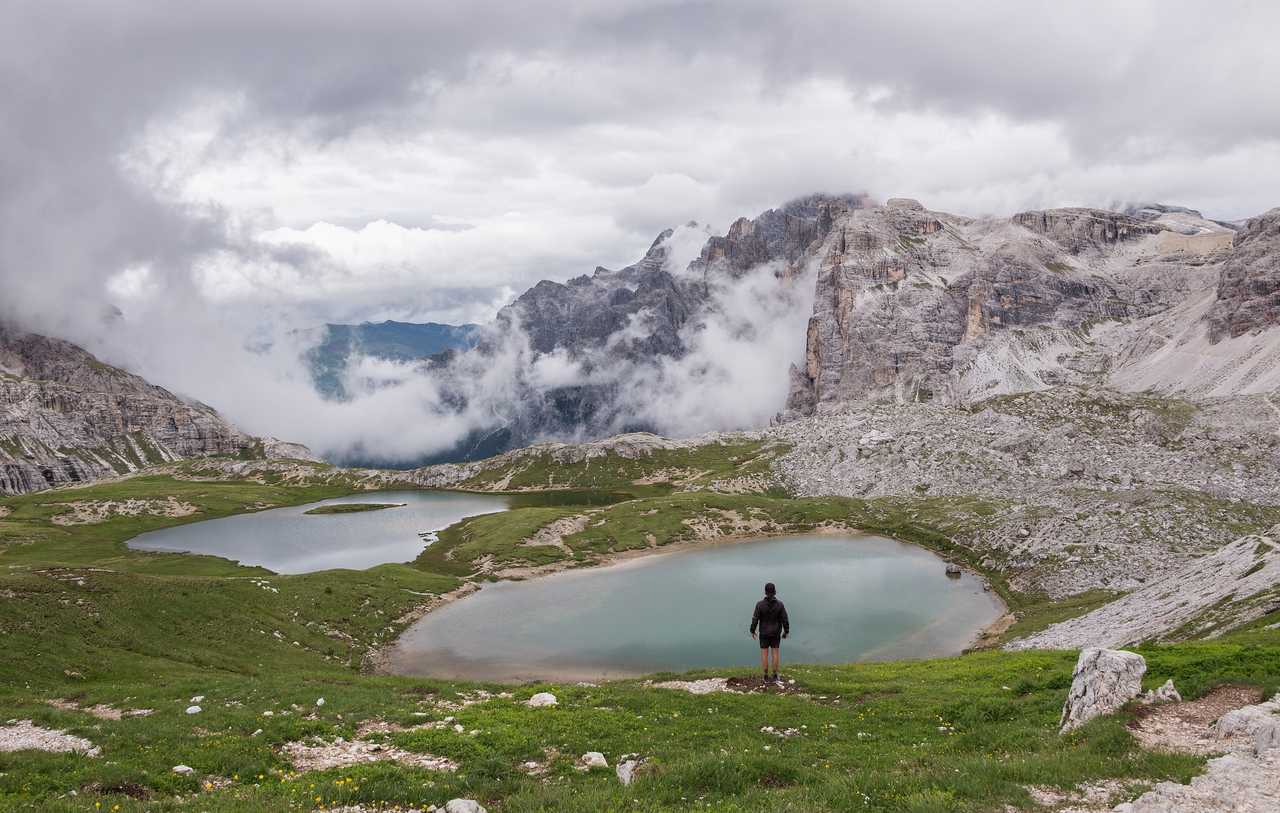 Lacs dans les Dolomites