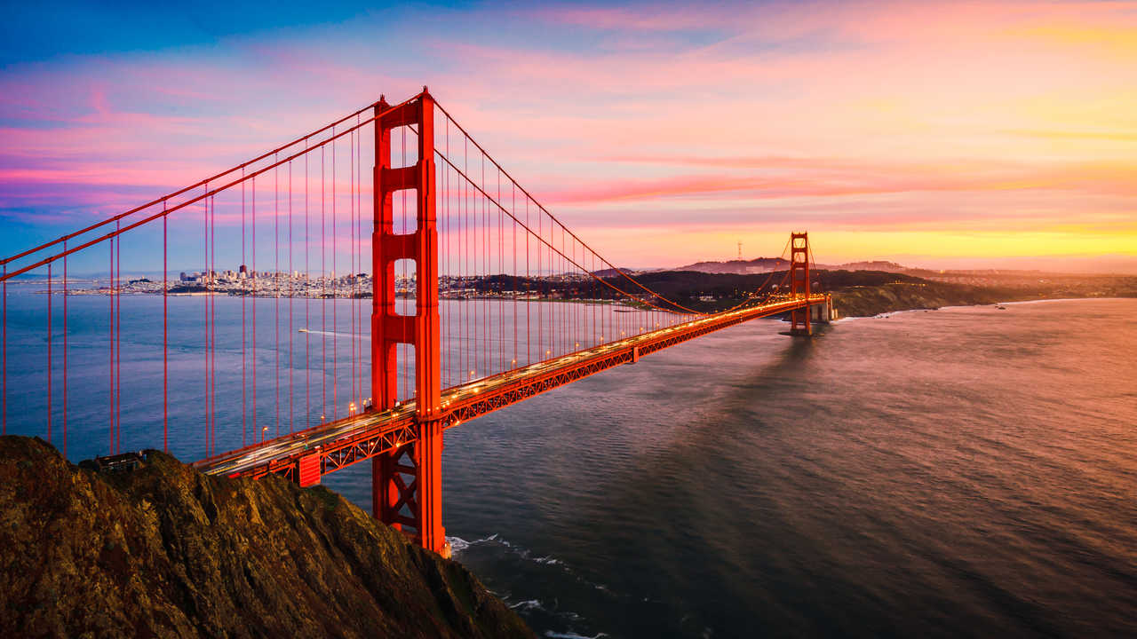 le Golden Gate Bridge, pont de San Francisco aux USA