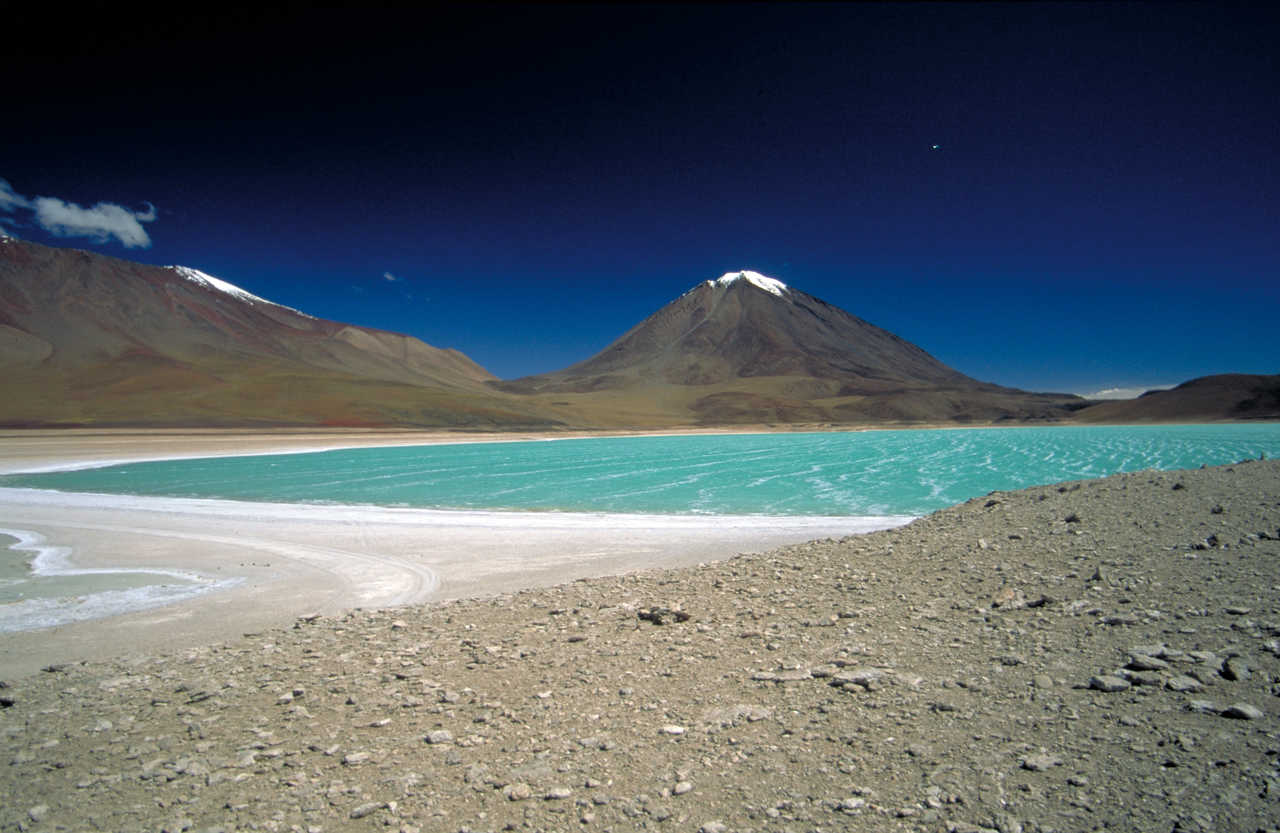 le Laguna Verde en Bolivie