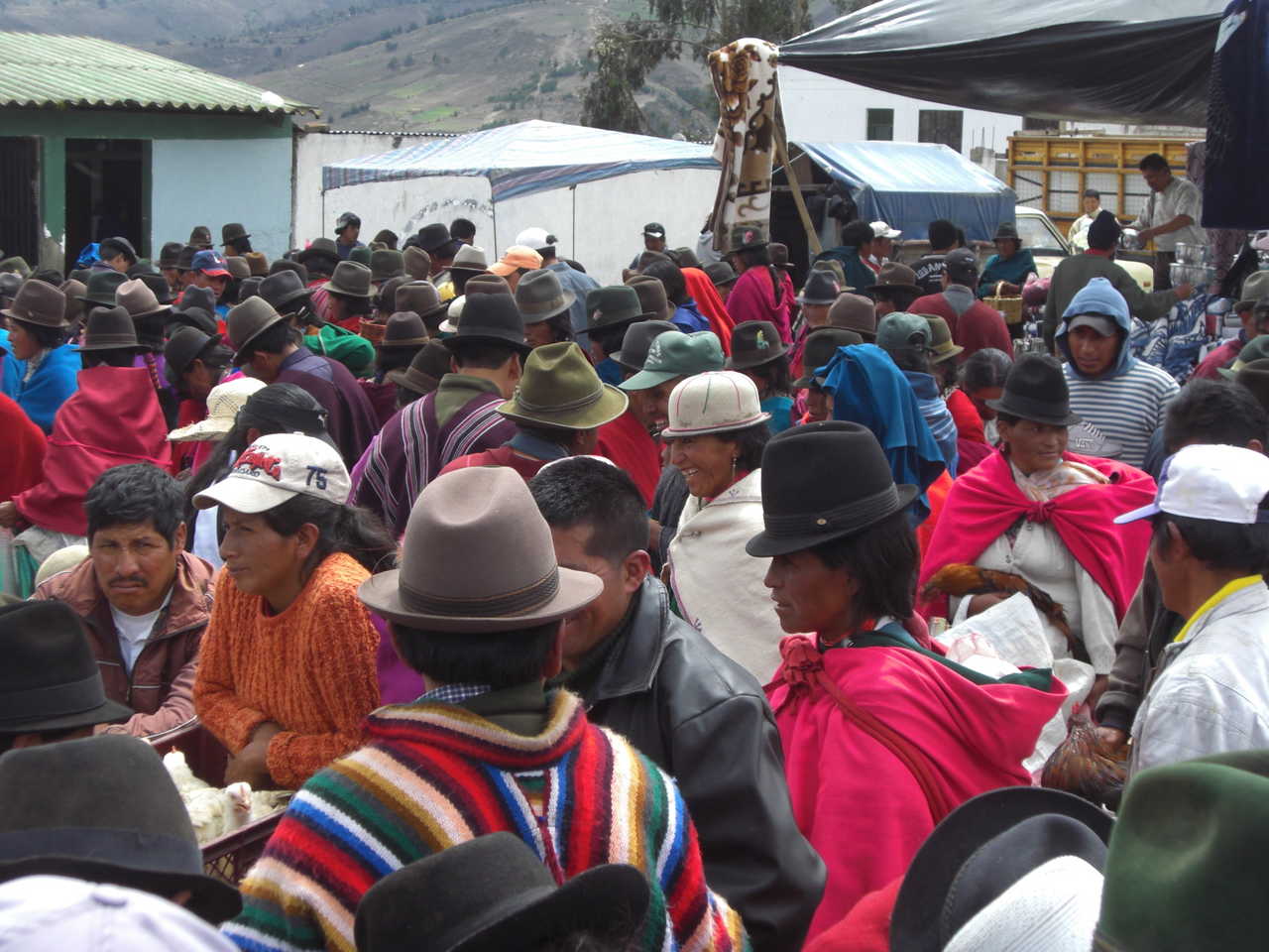 Le marché traditionnel de Guamote