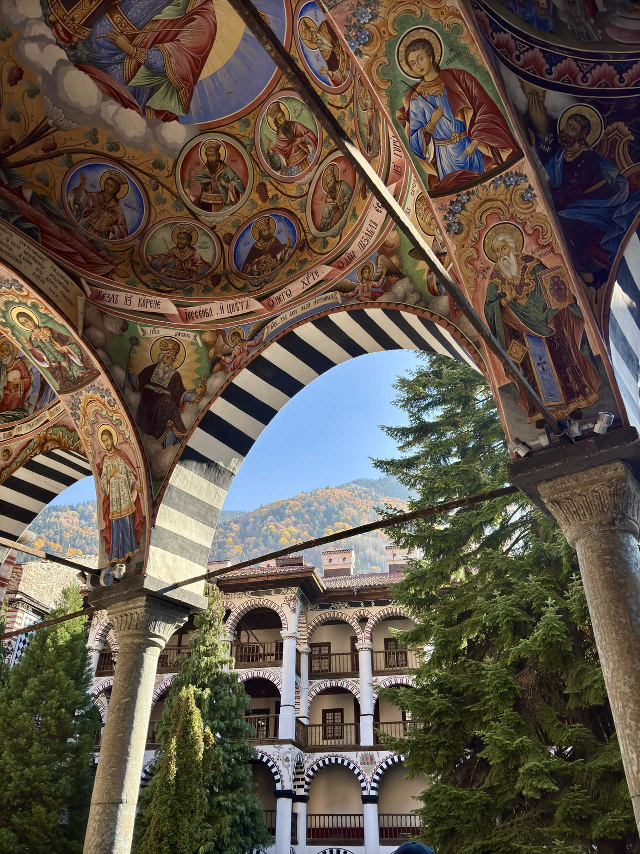 Le monastère de Rila en Bulgarie