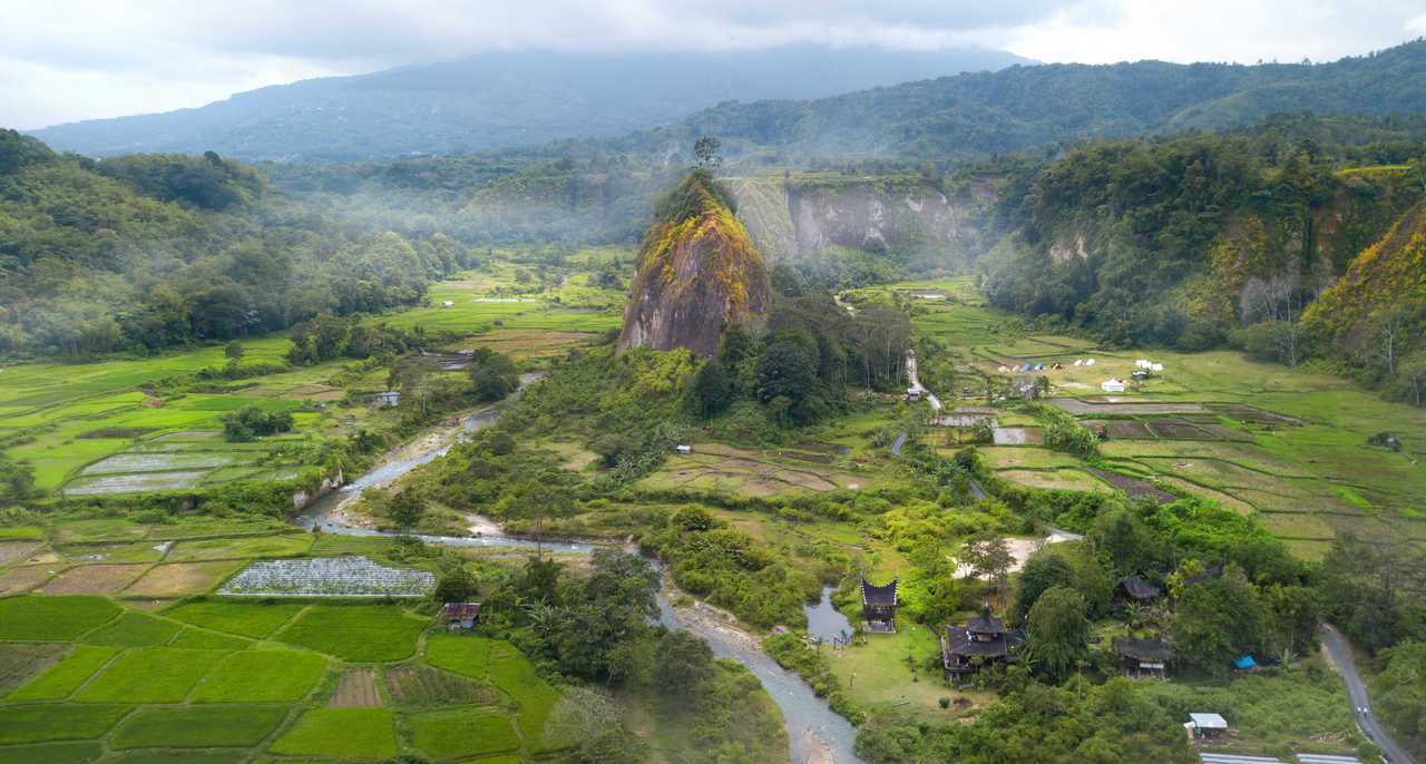 Le Ngarai Sianok canyon à Bukittingi