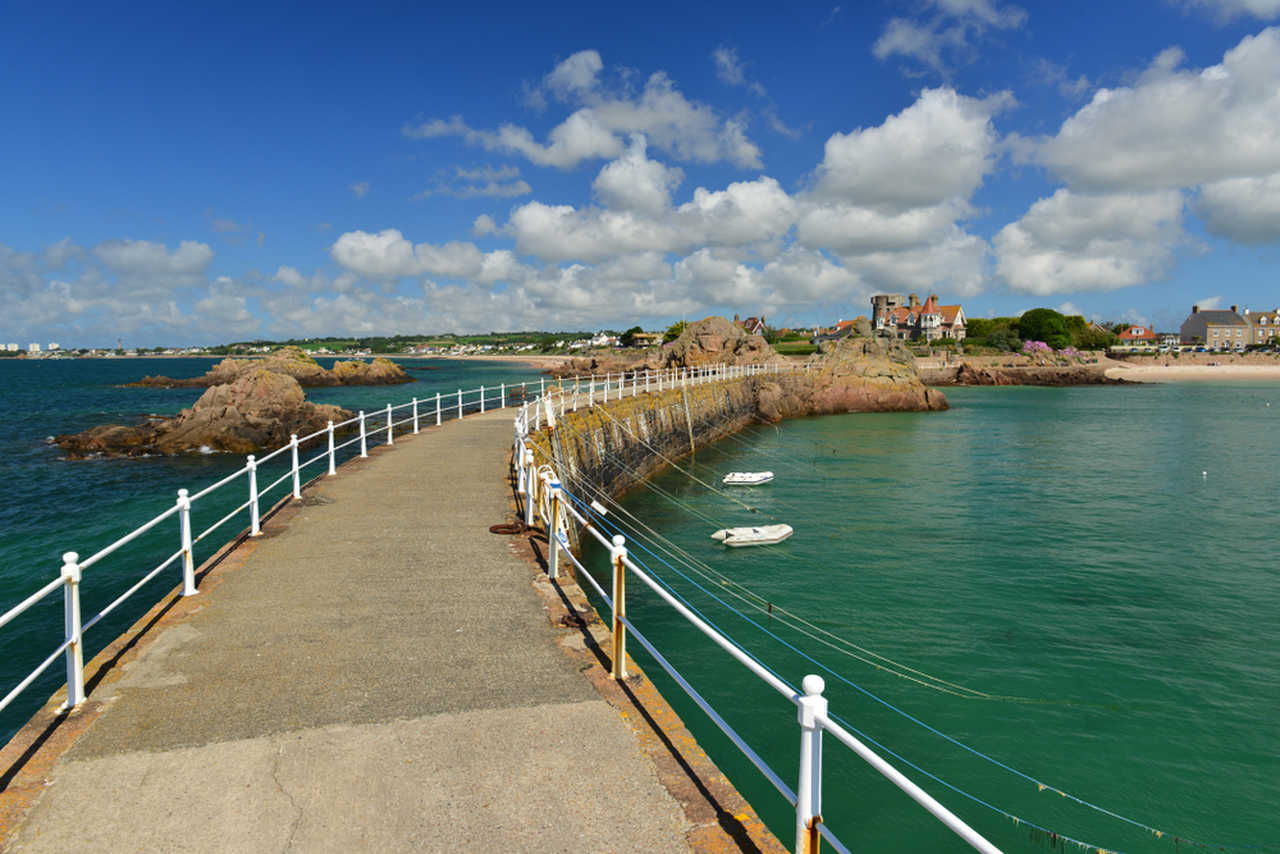 Le port de La Rocque à Jersey