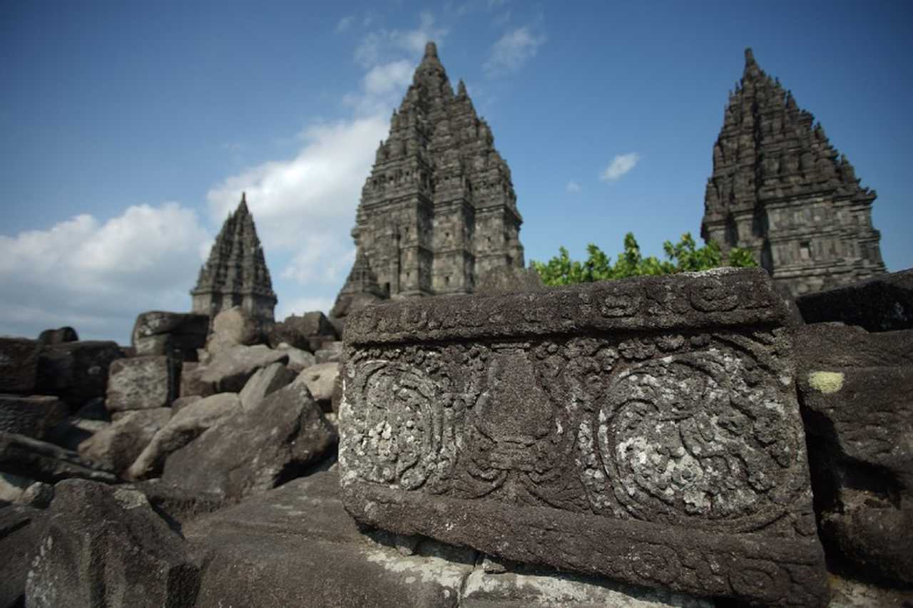 Le Temple de Prambanan, Java, Indonésie
