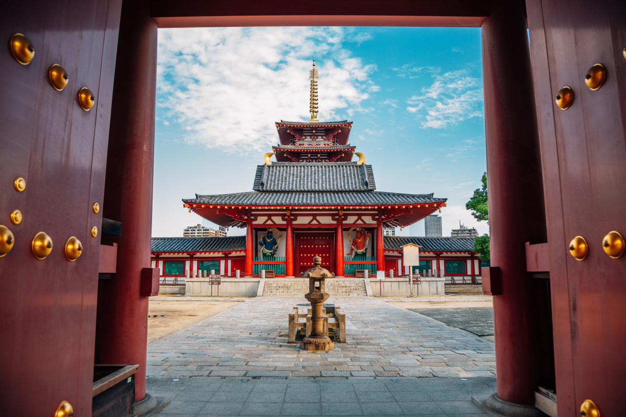 Le temple de Shitennoji à Osaka au Japon