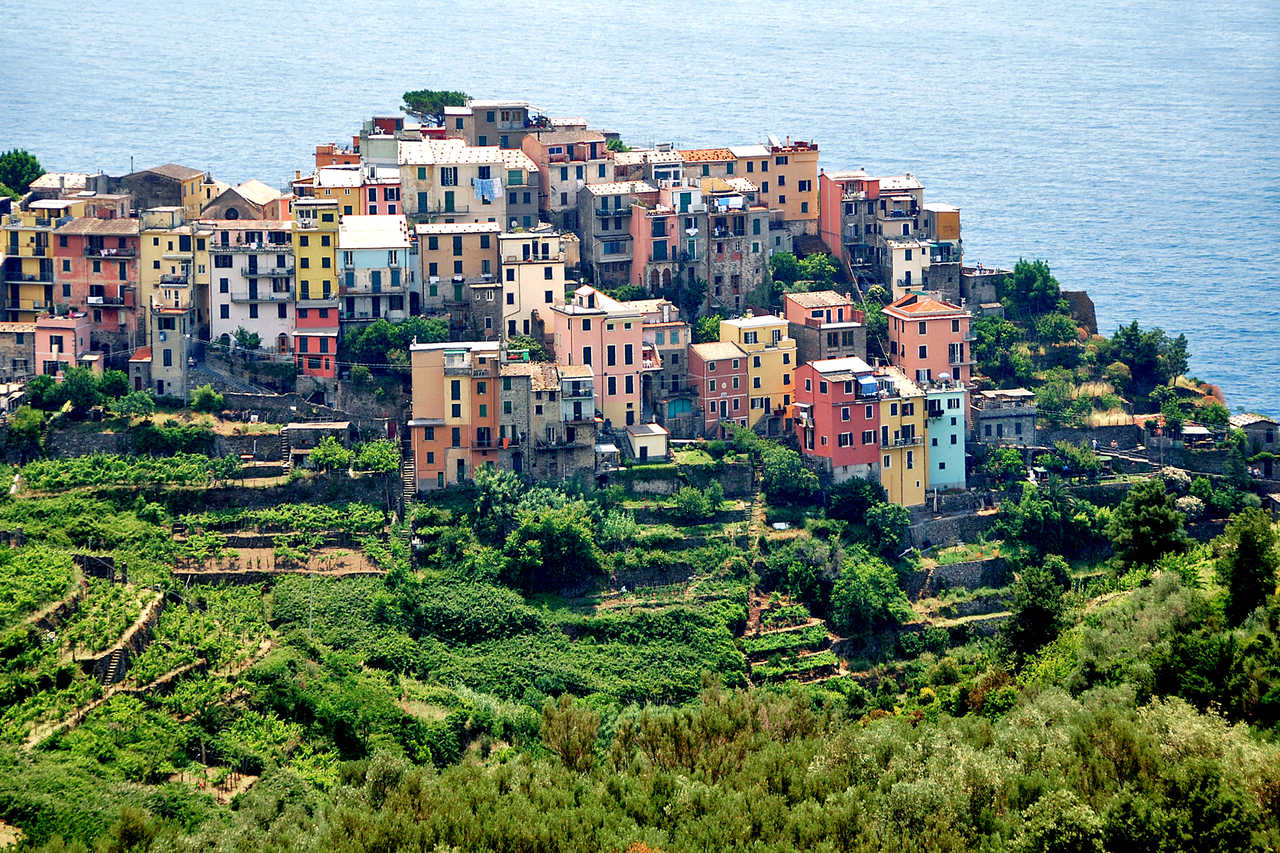 Le village de Corniglia, Cinque Terre en Italie