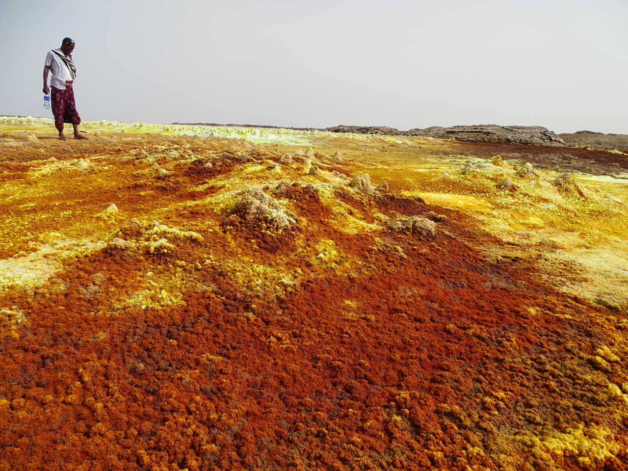 Les couleurs du volcan Dallol en Ethiopie