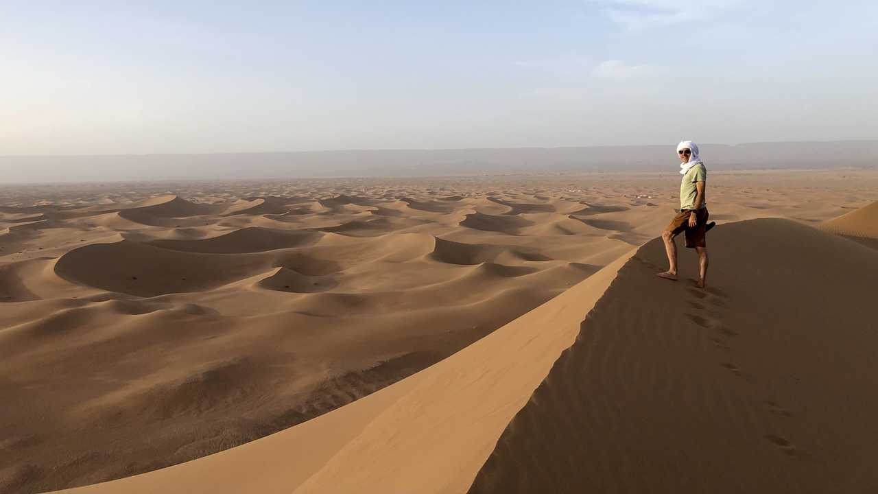 Les dunes du Drâa, Maroc