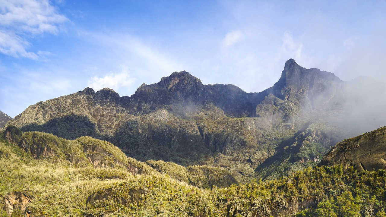 Les paysages du Rwenzori en Ouganda