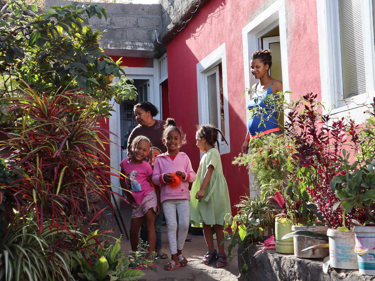 Les rencontres dans les villages du Cap Vert