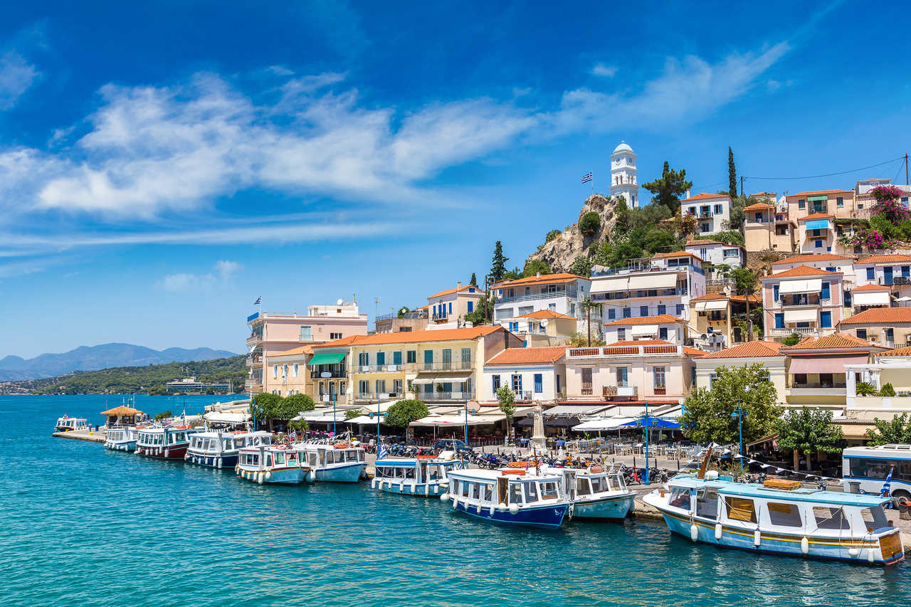 L'île de Poros en Grèce