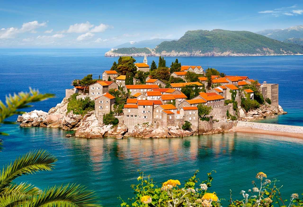 l'île de Sveti Stefan