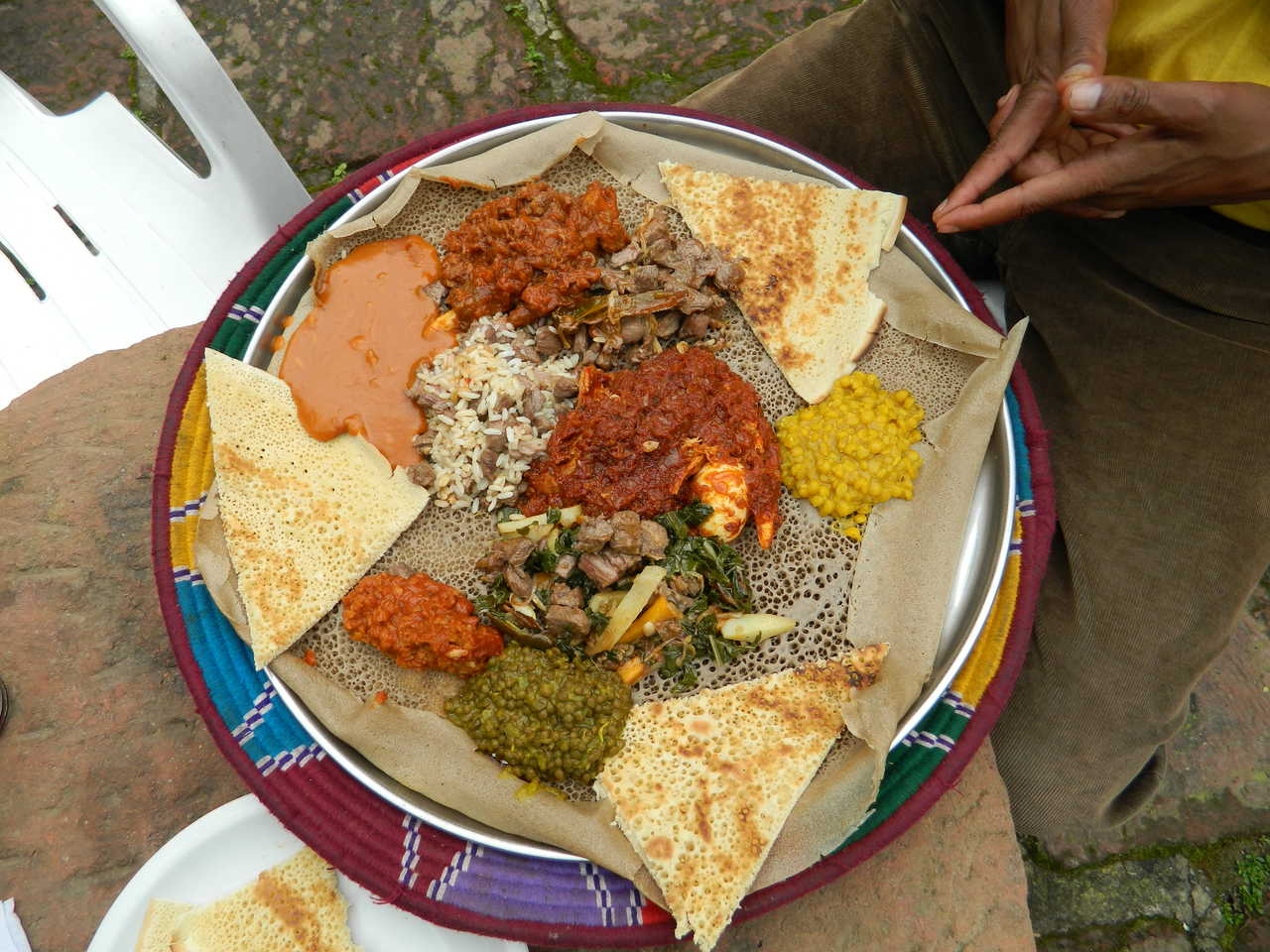 L'ingera, galette éthiopienne