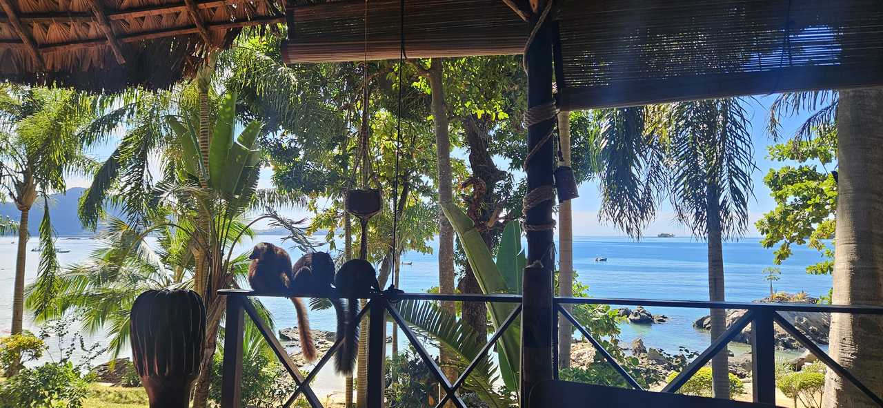 Lodge sur l’île de Nosy Komba à Madagascar