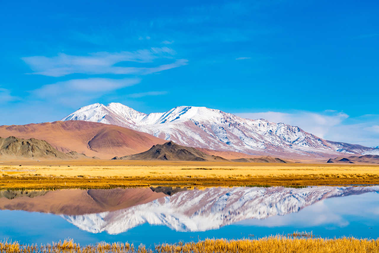Magnifique paysage d'Ulgii dans l'ouest de la Mongolie