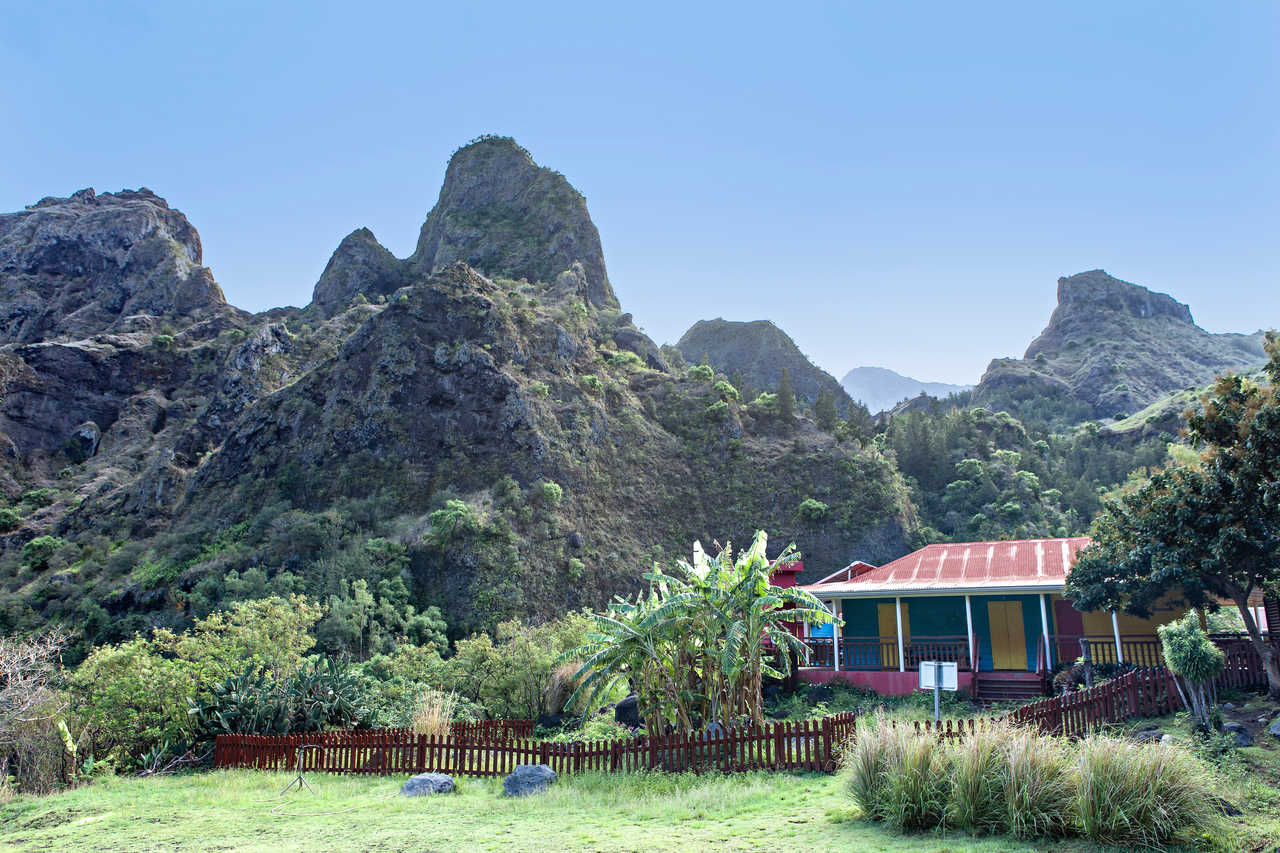 maison à Mafate à la Réunion