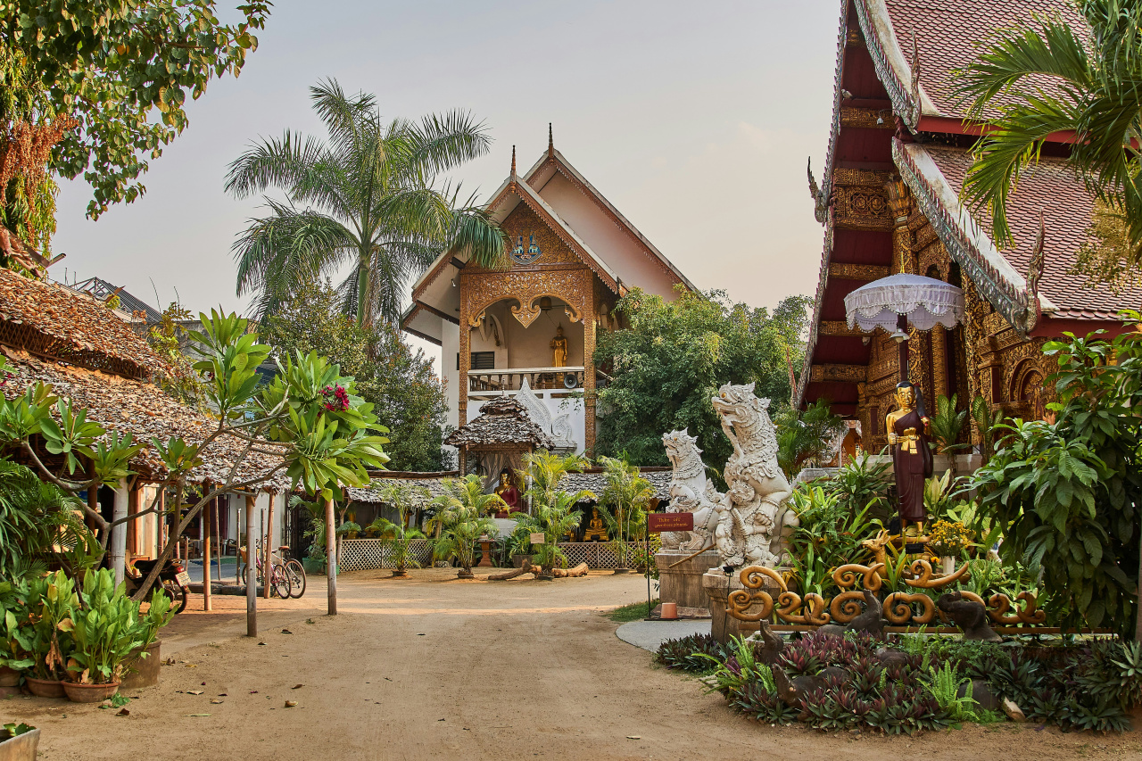 Maisons dans la ville de Chiang Mai