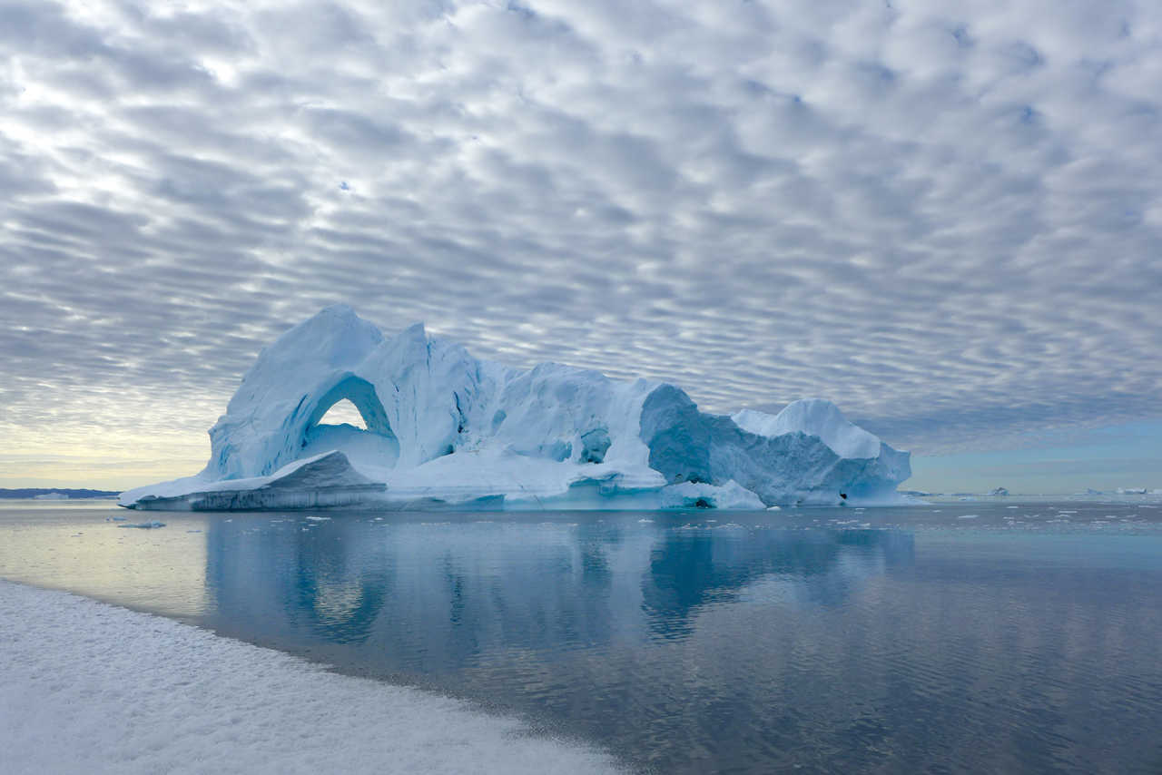 Mastodonte de glace en Arctique, Groenland