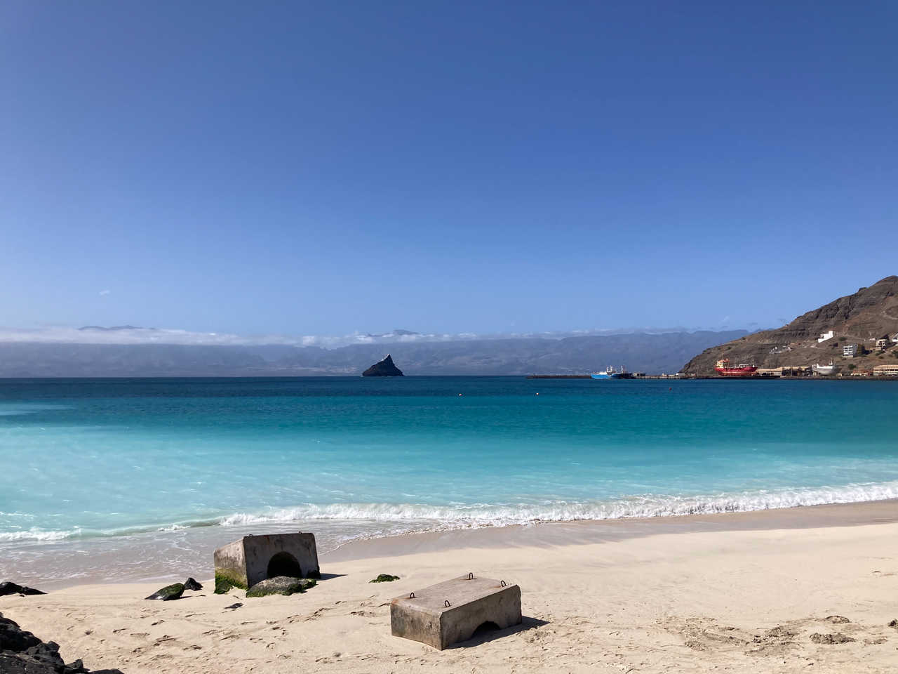 Matiota, plage à Mindelo, Cap-Vert