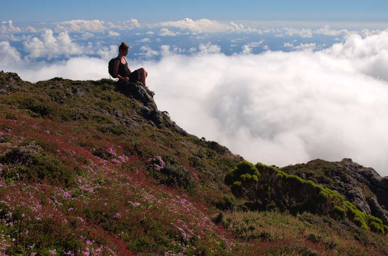 Mer de nuages aux Açores