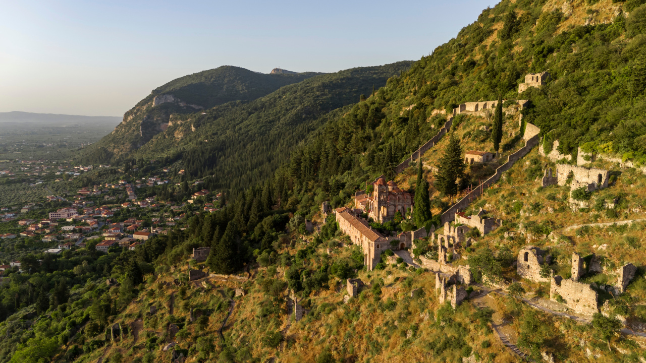 Monastère dans le Péloponnèse en Grèce