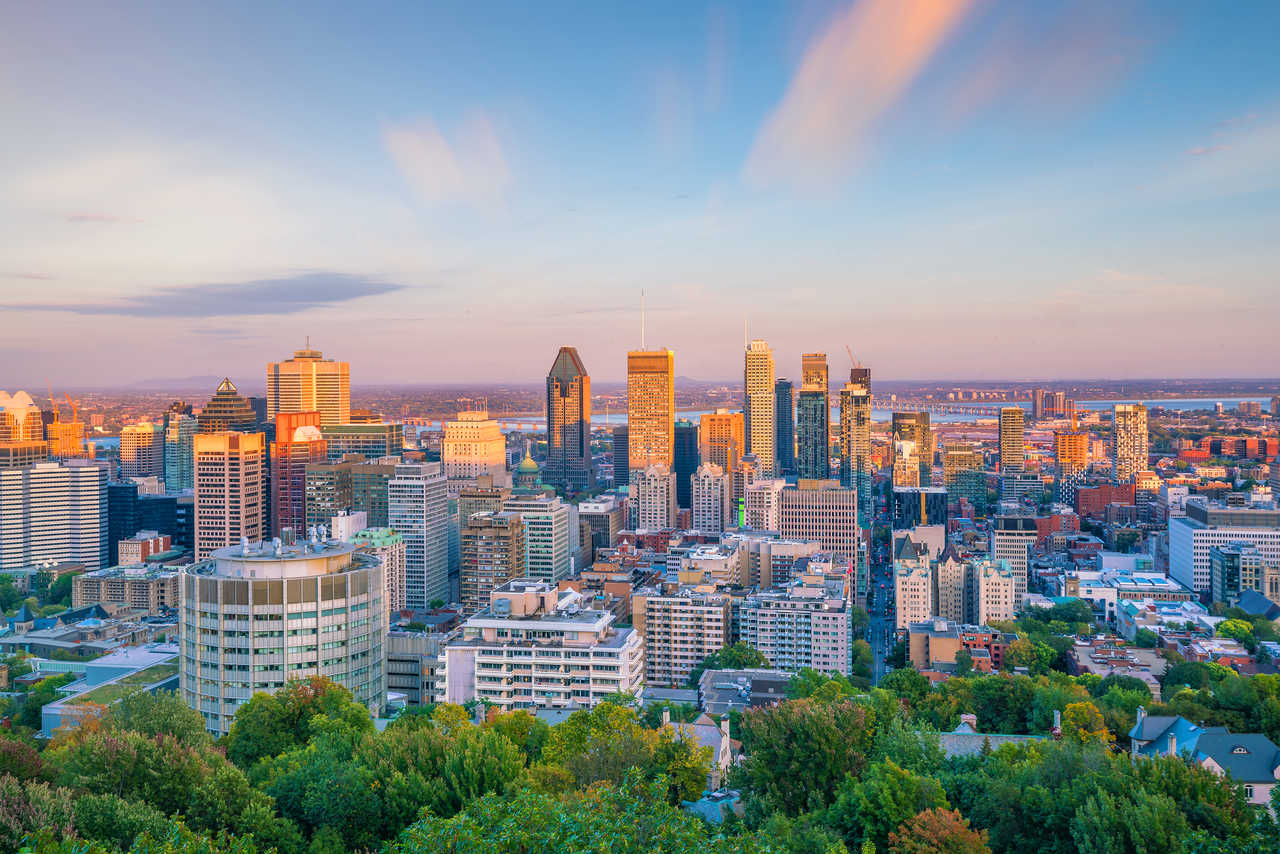 Montréal au Canada, Québec