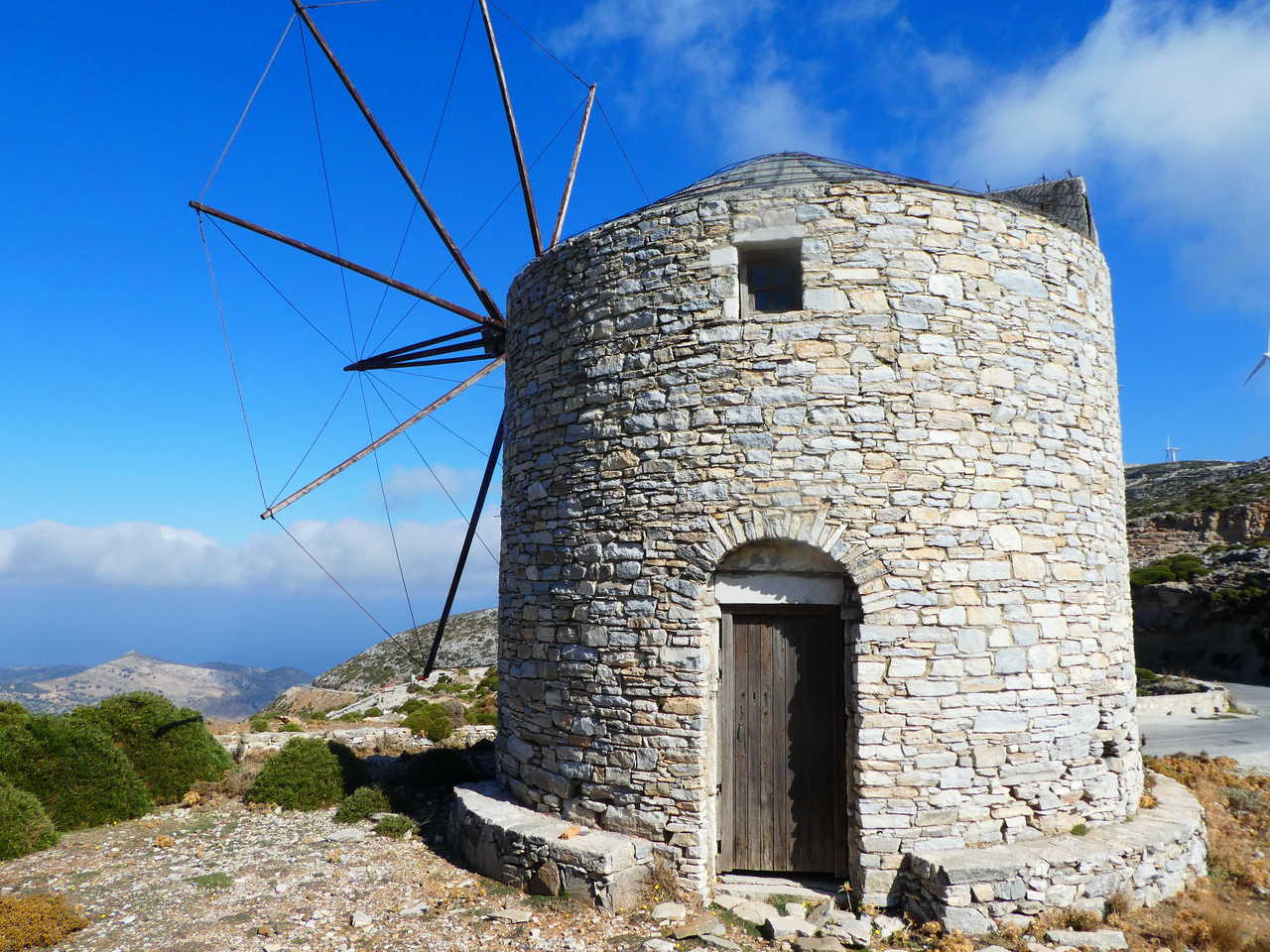 Moulin à vent à Naxos, Cyclades