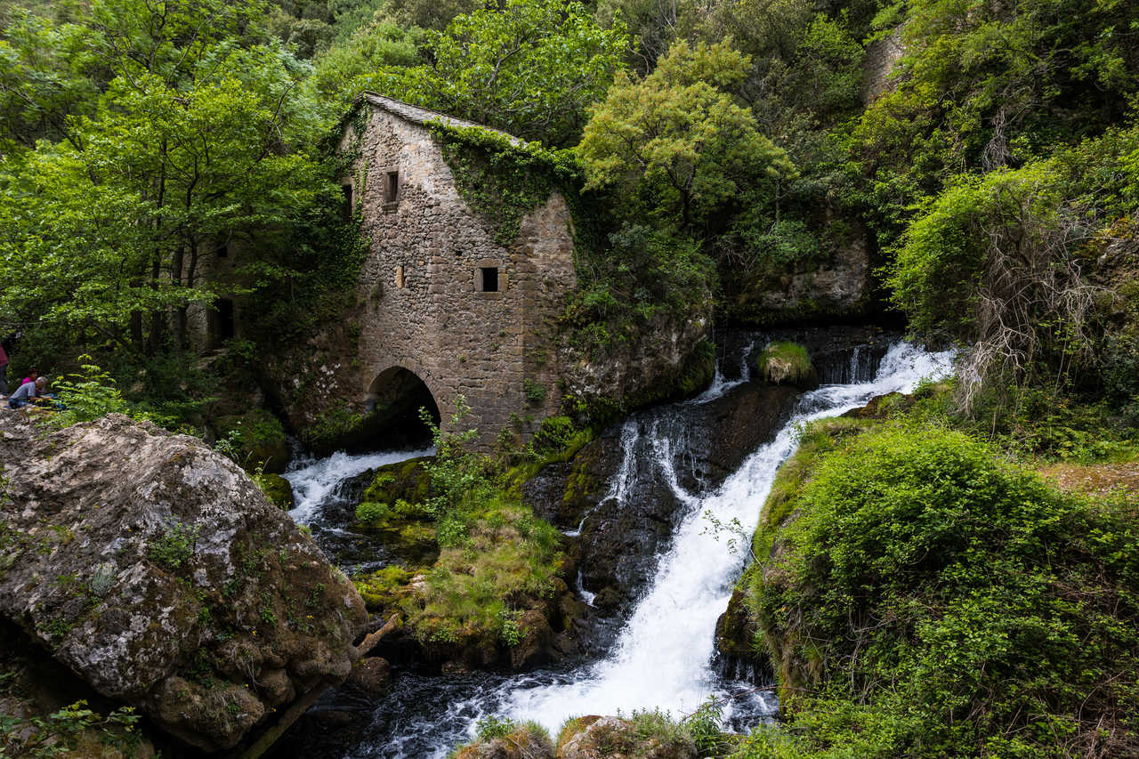 Moulin de la Foux dans les Gorges de la Vis, Hérault, Languedoc