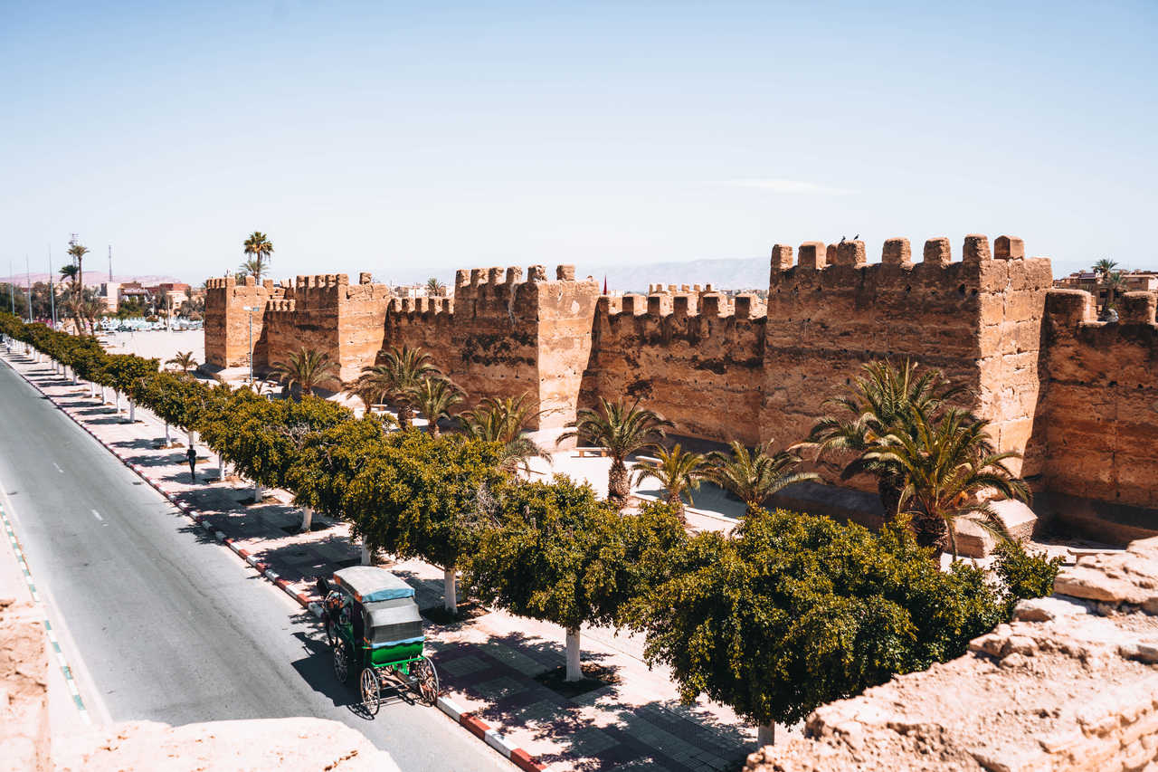 Murs de la forteresse de Taroudant, Maroc