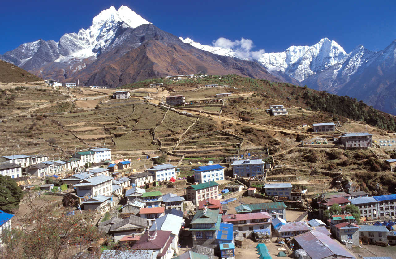 Namche Bazar, sur le chemin du camp de base de l'Everest