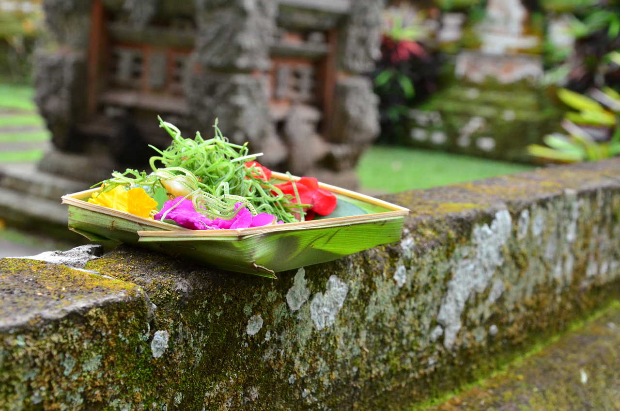 Offrandes Bali, Indonésie