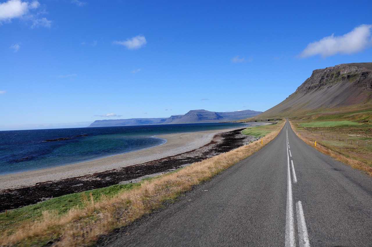 On the road in Iceland