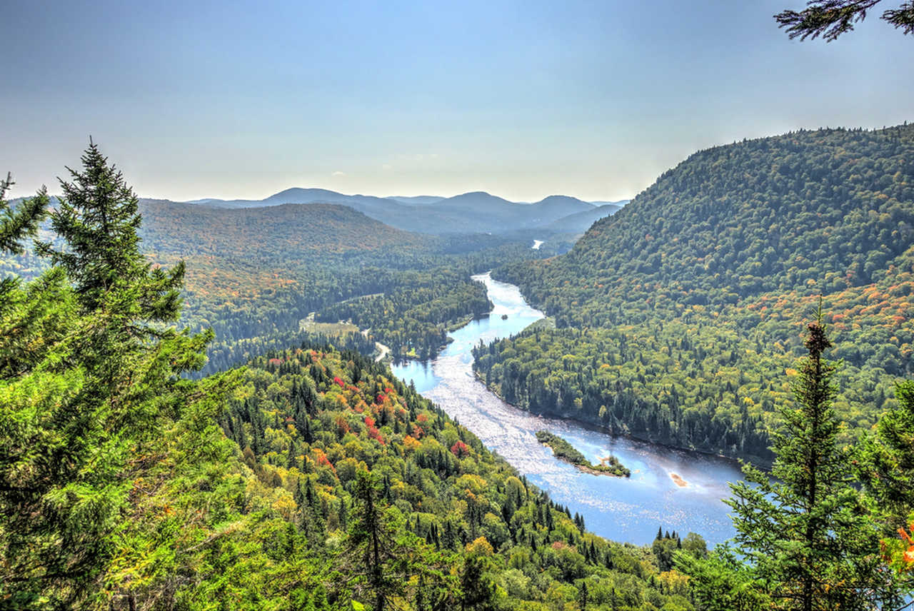 Parc de la Jacques Cartier au Québec, Canada